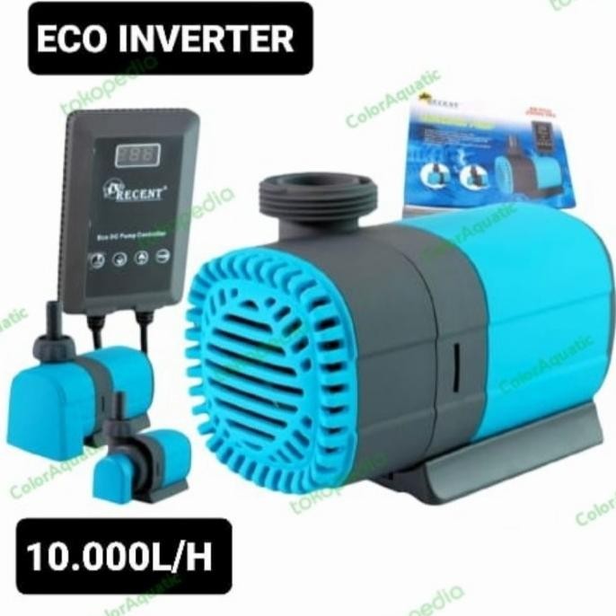 RECENT AA ECO INV 10000 POMPA MESIN CELUP AIR AQUARIUM KOLAM INV DC