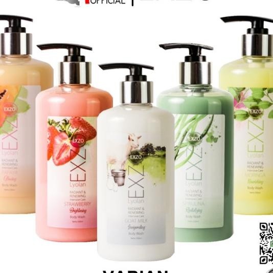Exzo Lyolan Body Wash Sabun Mandi Sabun Cair Body Shower