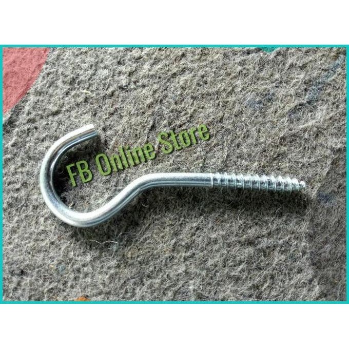 Gantungan Model Pancing Besar L Kapstok Plafon ? Skrup Sangkar Burung