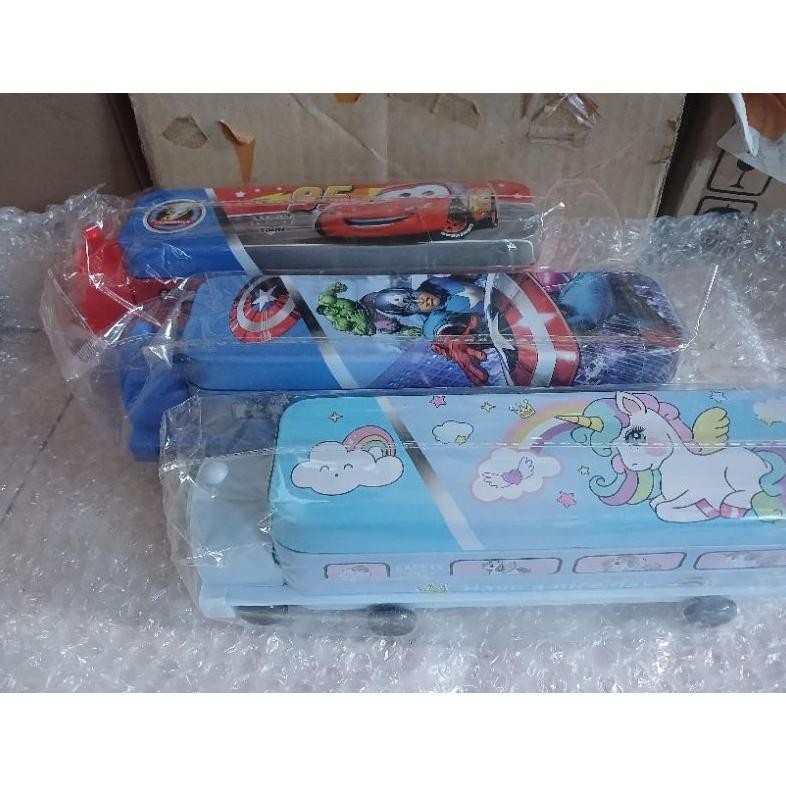 

Iq45 Kotak Pensil Kaleng Susun Model Bus / Tempat Pensil Kaleng Bus Diskon Toko