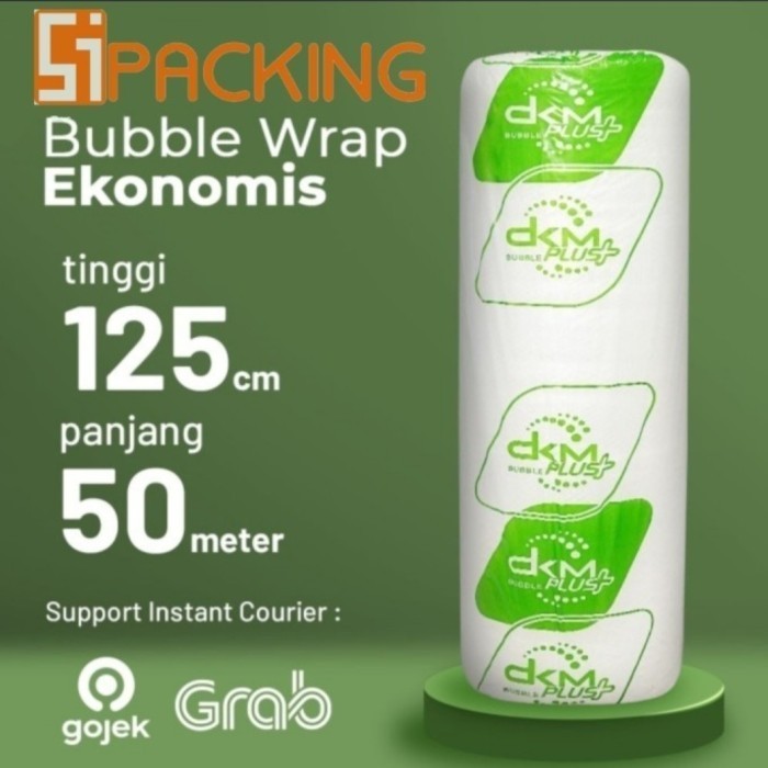 

SALE BUBBLE WRAP DKM+ PREMIUM (PLASTIK BUBLE) 125cm x 50m HIJAU BENING