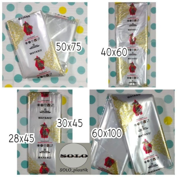 

PROMO Plastik PP Laundry kiloan wayang 28x45 30x45 40x60 45x65 50x75 60x100