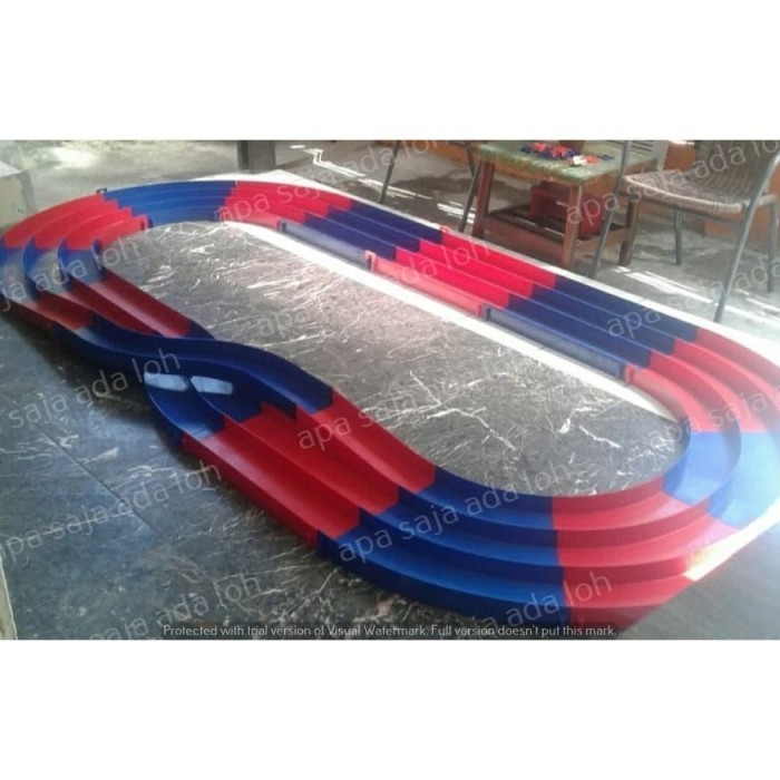 TRACK TAMIYA 3 JALUR JALANAN JALAN REL JEMBATAN BELOKAN SIRKUIT MOBIL