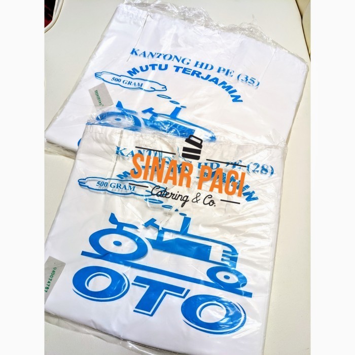 

HARGA DISKON Kantong Plastik Kresek OTO putih tebal ukuran 28 35 (500gram)