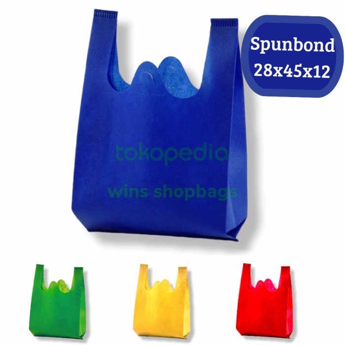 

TERMURAH tas spunbond kresek 28cm (M)