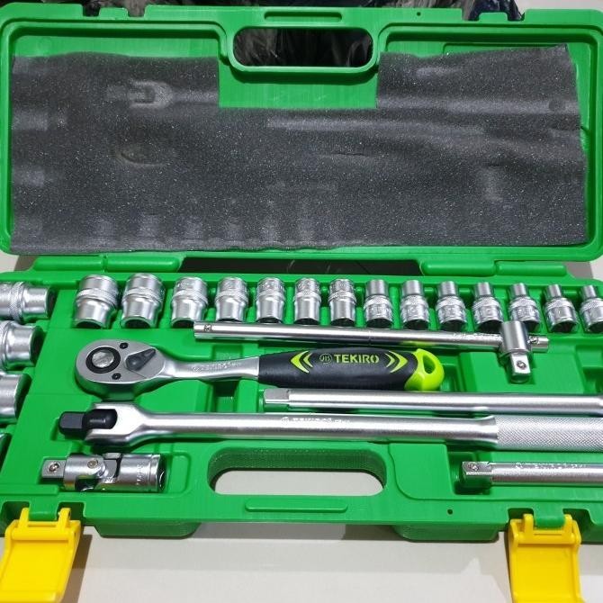 KUNCI SOK TEKIRO 24 PCS SOK SET 8 - 32 MM BOX PLASTIK