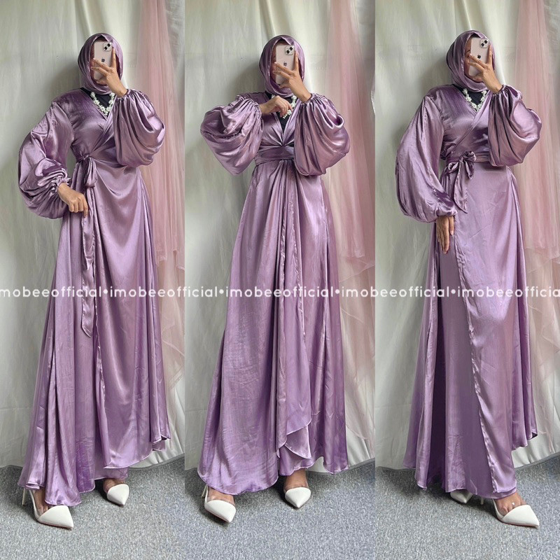Promo Shimmer Silk Dress // Shimmering Dress Long Outer Cradenza // Pashmina Shimmer Cradenza