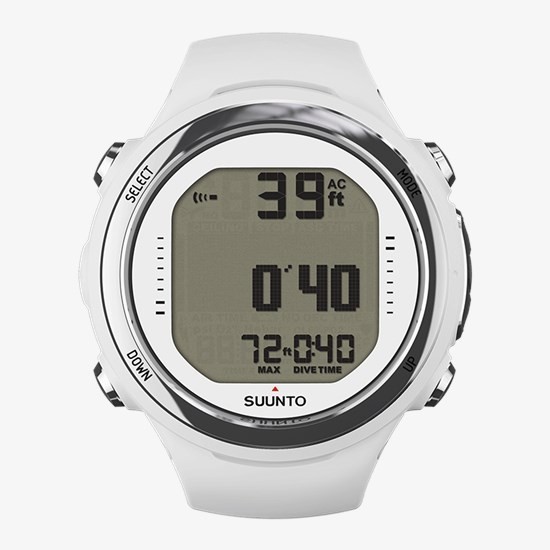 SUUNTO D4I NOVO WHITE - USB CABLE AND EXTENSION STRAP SOLD SEPARATELY