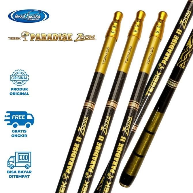 Tegek Paradise II Zoom Powerful Tornado Carbon Kelenturan Medium .,
