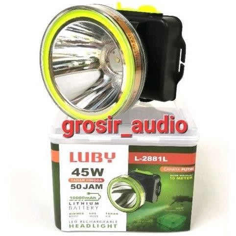 Promo SENTER KEPALA LUBY L2881L 45W ,SENTER KEPALA LUBY L2881K ,SENTER HEAD LUBY 2881 ,LUBY 2881 ORI