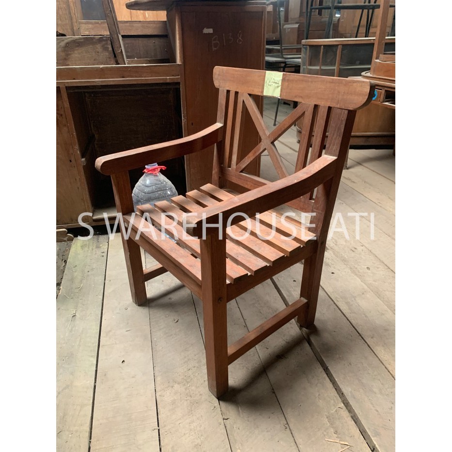 KK014 Kursi Kecil / Kursi Teras / Kursi Tamu Bahan Kayu Jati