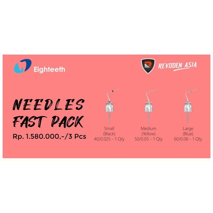 Terlaris Tip Obturator Needles Fast Pack Eighteeth Small Medium Large (3 pcs) SALE