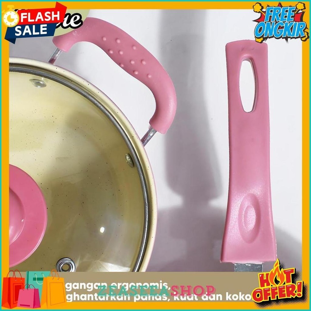 Panci Set Warna 13 Pcs / Alat Masak 1 Set Isi 13 Pcs / Panci Set 13 Tutup Kaca Serbaguna Panci Pet L