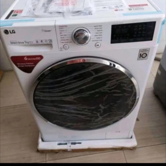 PCB MODUL USER PANEL DISPLAY ONLY MESIN CUCI LG FC1207N5W FC1208N5W