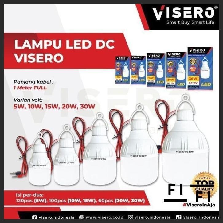 LAMPU LED DC 12VOLT + JEPIT BUAYA 20 WATT VISERO fifi__55