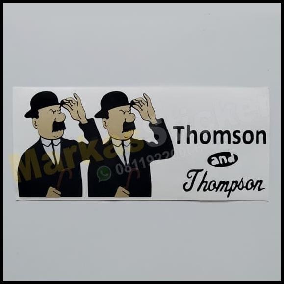 

HOT DEAL STIKER TINTIN THOMSON AND THOMPSON !!!!!!!