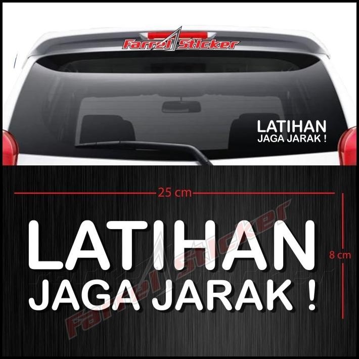 

BEST DEAL STIKER LATIHAN STICKER JAGA JARAK !!!!!