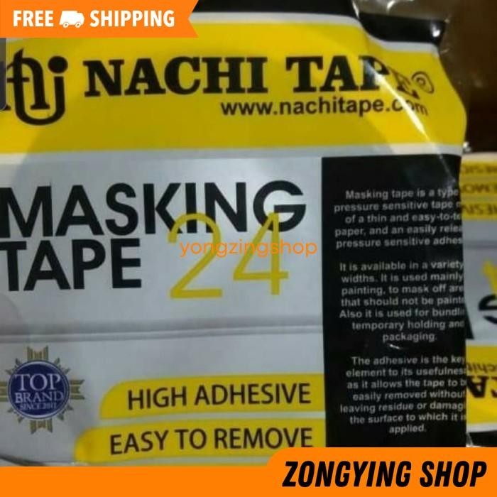

SINTE ISOLASI KERTAS TANGGUNG 24MM X 20Y SOLASI SELTIP MASKING TAPE ZONGYING SHOP TERMURAH