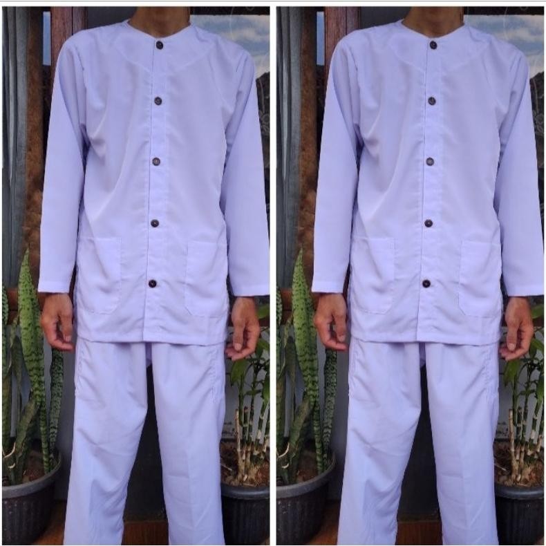 PROMO SETELAN (baju + celana)baju pangsi/ adat  / silat /tradisional/kampret /khas sunda pria dewasa