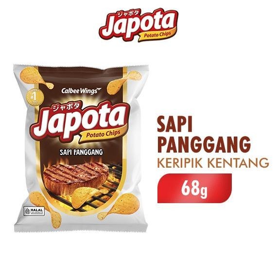 

Japota Keripik Kentang Sapi Panggang (Beef Bbq) 68G