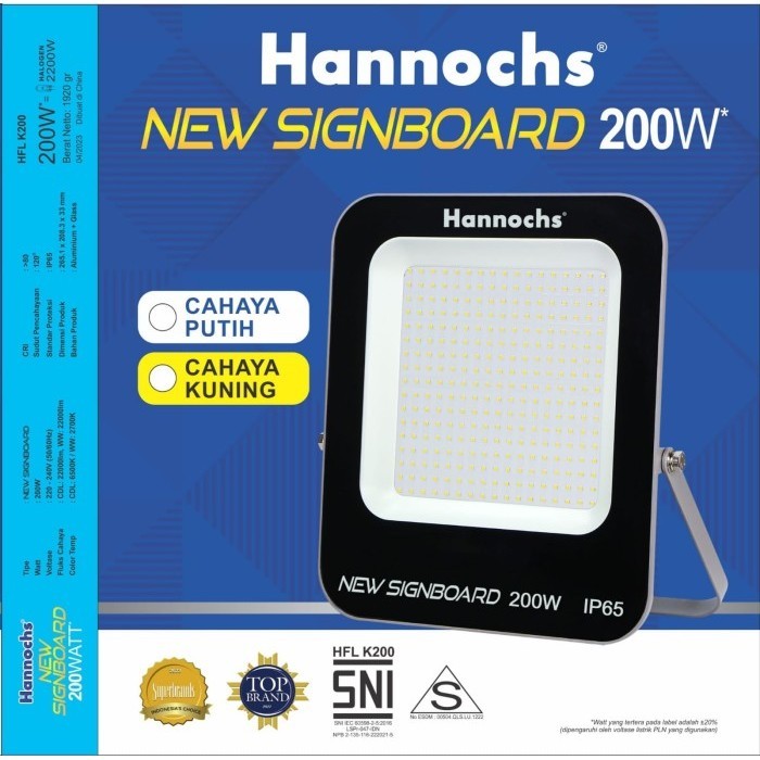 Sukaca - Lampu Sorot Hannochs 200W / Led Sorot Hannoch New Signboard 200W