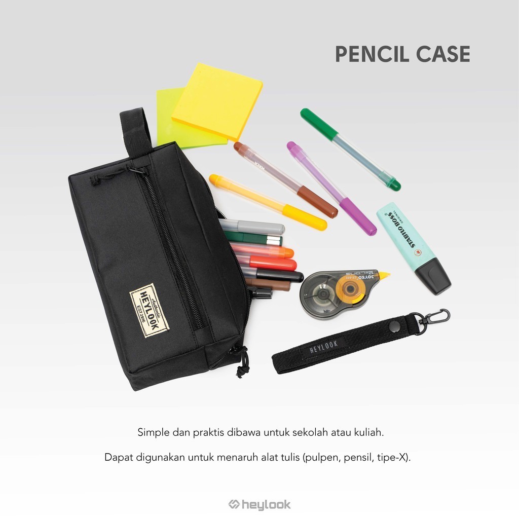 

Tempat Pensil Kotak Pensil Pencil Case Kostak Anak Atk Sekolah Kuliah Kantor Kerja