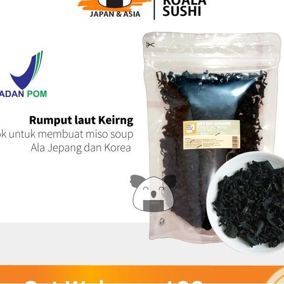 

Dried Wakame 100G | Japan Eyok | Rumput Laut Kering Untuk Soup