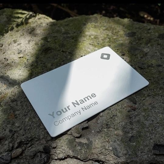 

Qubic Card NFC Smart Business Card Kartu Nama Pintar - Metal