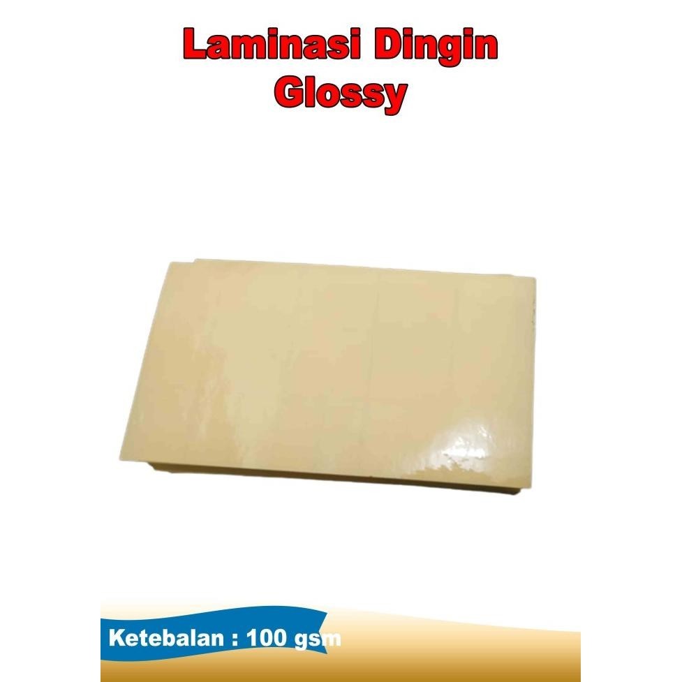 

laminasi laminating dingin 100gr glossy dof A3 Roll