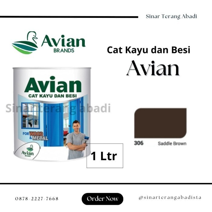 Produk Cat Kayu & Besi Avian 1 KG 306 Saddle Brown
