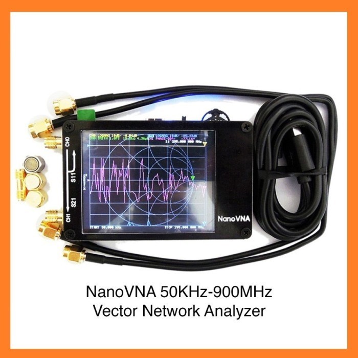 {SyaneShop} NanoVNA 50KHz-900MHz Vector Network Analyzer Nano VNA Antenna VHF UHF Berkualitas