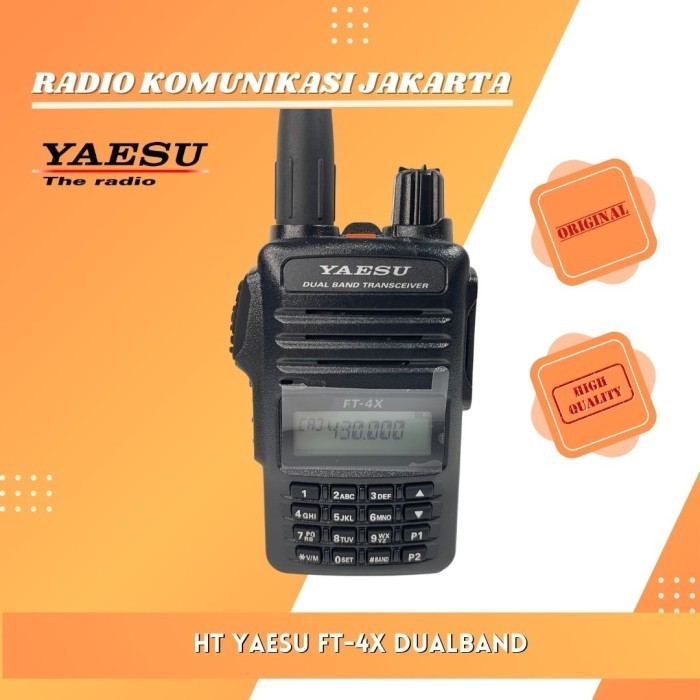 {SyaneShop} Original Ori HT Yaesu FT4X FT4XR FT4 FT-4X Dualband Berkualitas