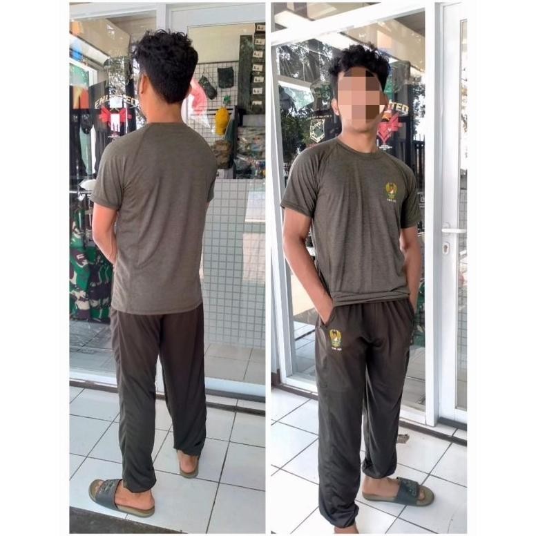 SALE TRAINING TNI AD/TRAINING TNI AD TERBARU/LENGAN PENDEK/TRENING