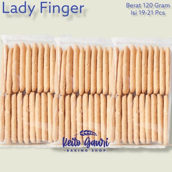 

PROMO SPECIAL Lady Finger Savioardi Biscuit 120 Gram Untuk Tiramisu