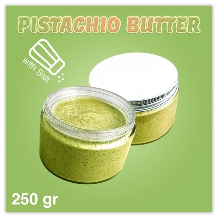 

TERBAIK 250gr Pistachio Butter Salty ( 1% Salt ) - Selai Pistachio Asin