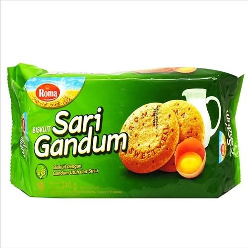 

S10488 ROMA SARI GANDUM FAMILY PACK BISCUIT 240GR MAJU BERSAMA (20250828)