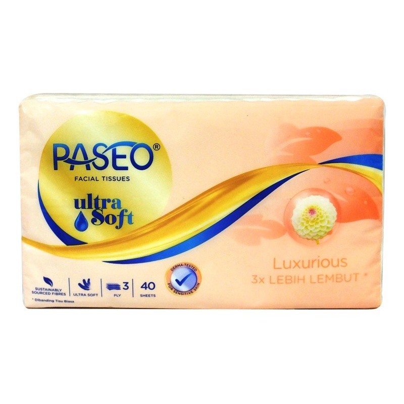 S06441 TISSUE TRAVEL PACK PASEO 40`S ULTRASOFT LB MAJU BERSAMA (20250421)