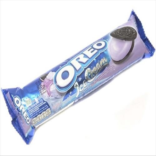 S54868 OREO ICE CREAM BLUEBERRY BISCUIT 119GR PACK MAJU BERSAMA (20251203)