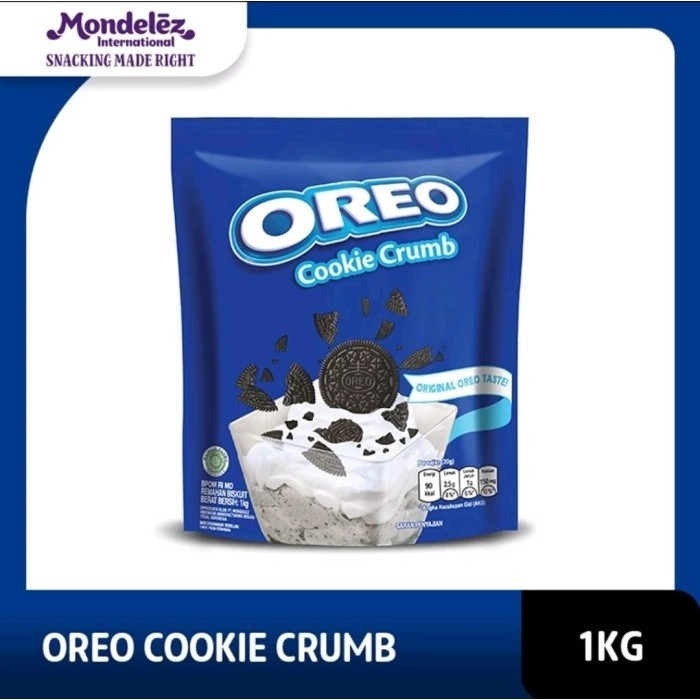 

FREE ONGKIR Oreo Biskuit Cookie Crumb Pouch 1kg Topping