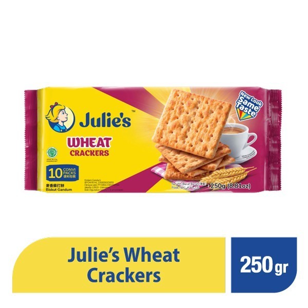 

PROMO SPECIAL Julie's Wheat Crackers 250g