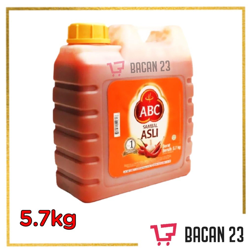 

ABC Saus Sambal (5,7kg) / SausSambal Jergen/ Bacan 23 - Bacan23