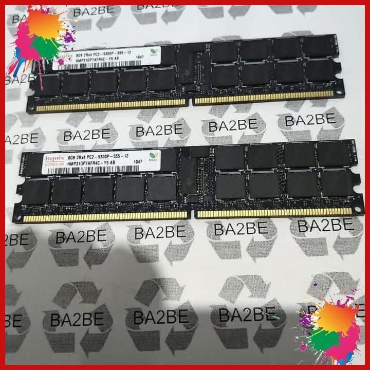 (B2BE) MEMORY SERVER 8GB 2RX4 PC2-5300P HYNIX