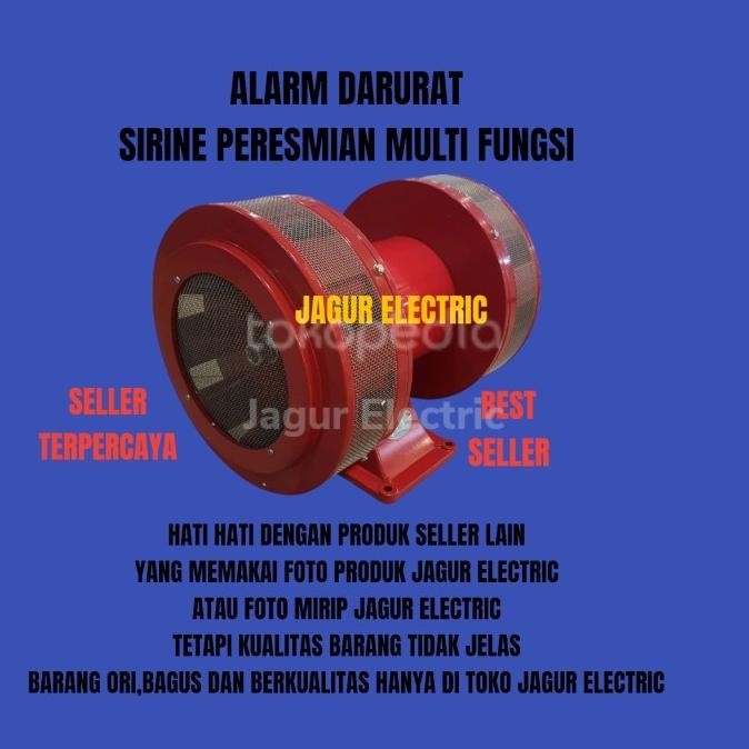 SIRINE/MOTOR SIRINE/SIRINE PABRIK S.313 YAHAGI 230 VAC ORIGINAL