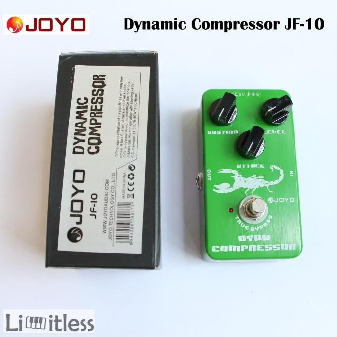 Efek Gitar Joyo Dynamic Compressor Jf-10 Jf10 Jf 10 Original