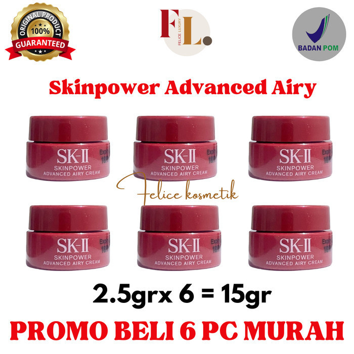 SK-II SKII SK2 SK II SK SKINPOWER SKIN POWER ADVANCED AIRY CREAM KRIM PELEMBAB WAJAH ANTIAGING ANTI