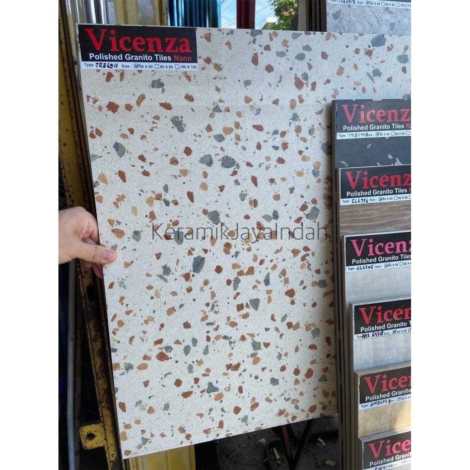 VICENZA GRANITE TILE TERASO TERAZZO TERRAZZO KERAMIK LANTAI DINDING