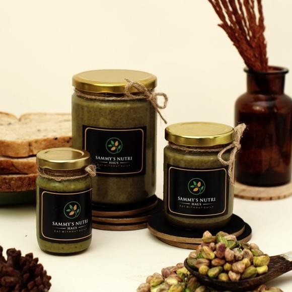 

Pistachio Butter / Nut Butter 250G (Selai Kacang Pistachio)