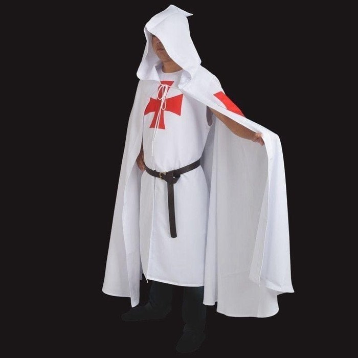 Kostum Knight Templar Ksatria Crusadder Jubah Dan Pakaian Halloween