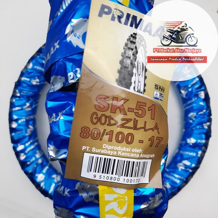 Ban motor Trail Primaax SK51 80/100-17 tubetype