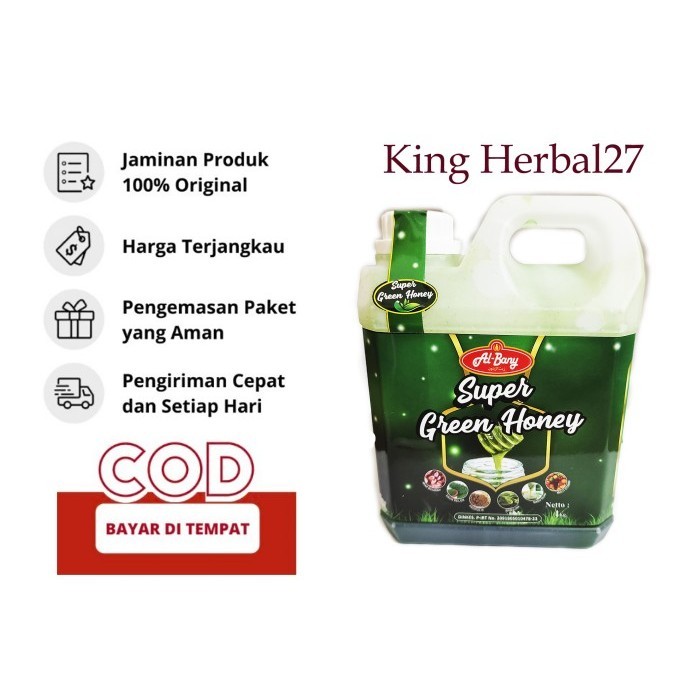 

Super Madu Ijo Al-Bany Nett 1kg ( Ampuh Atasi Penyakit Lambung/Gerd )